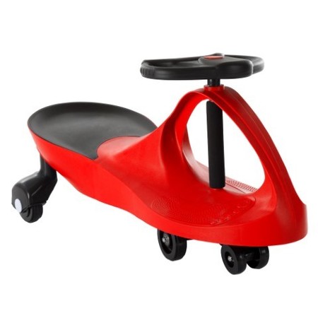 TOY TIME Zig Zag Ride on Toy with No Batteries, Gears or Pedals for Boys and Girls | 3 years and Up (Red) 933672DLN